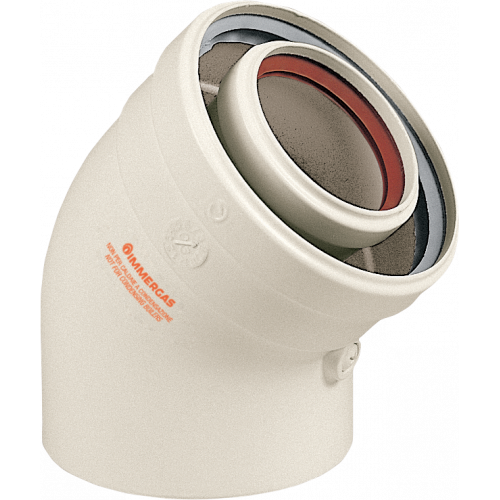 Колено конденсационное 45 градусов 60/100 CE.00.30 C Колено конденсационное 45 градусов 60/100 CE.00.30 C