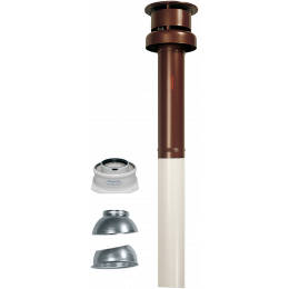 Комплект вертикального коаксиального дымохода 60/100 мм (конденс, красный) 3.016833 Комплект вертикального коаксиального дымохода 60/100 мм (конденс, красный) 3.016833